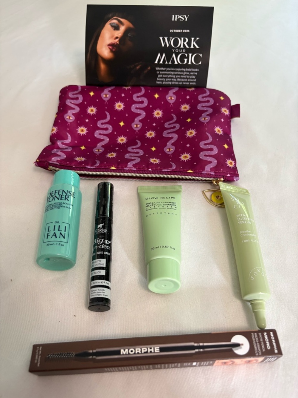 IPSY Cosmetic Glam Bag with Assorted Women’s Makeup